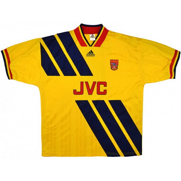 Camiseta Arsenal Segunda Equipación Retro 1993 1994 Amarillo